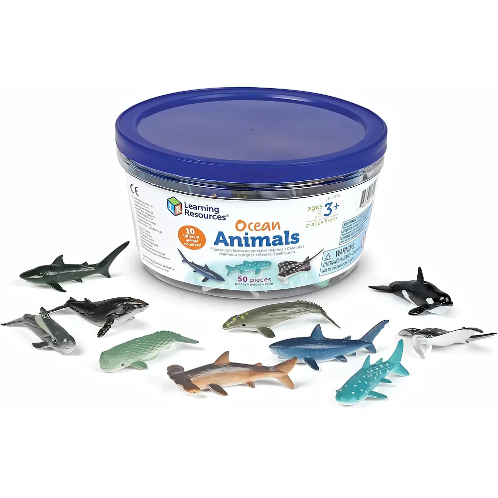 meinspielzeug - Learning Resources Meeres-Spielfiguren 50Teile | Meerestiere