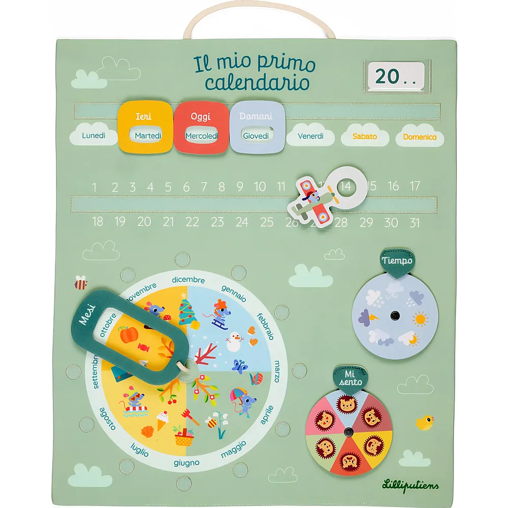 Lilliputiens Tag f�r Tag Il mio primo calendario IT