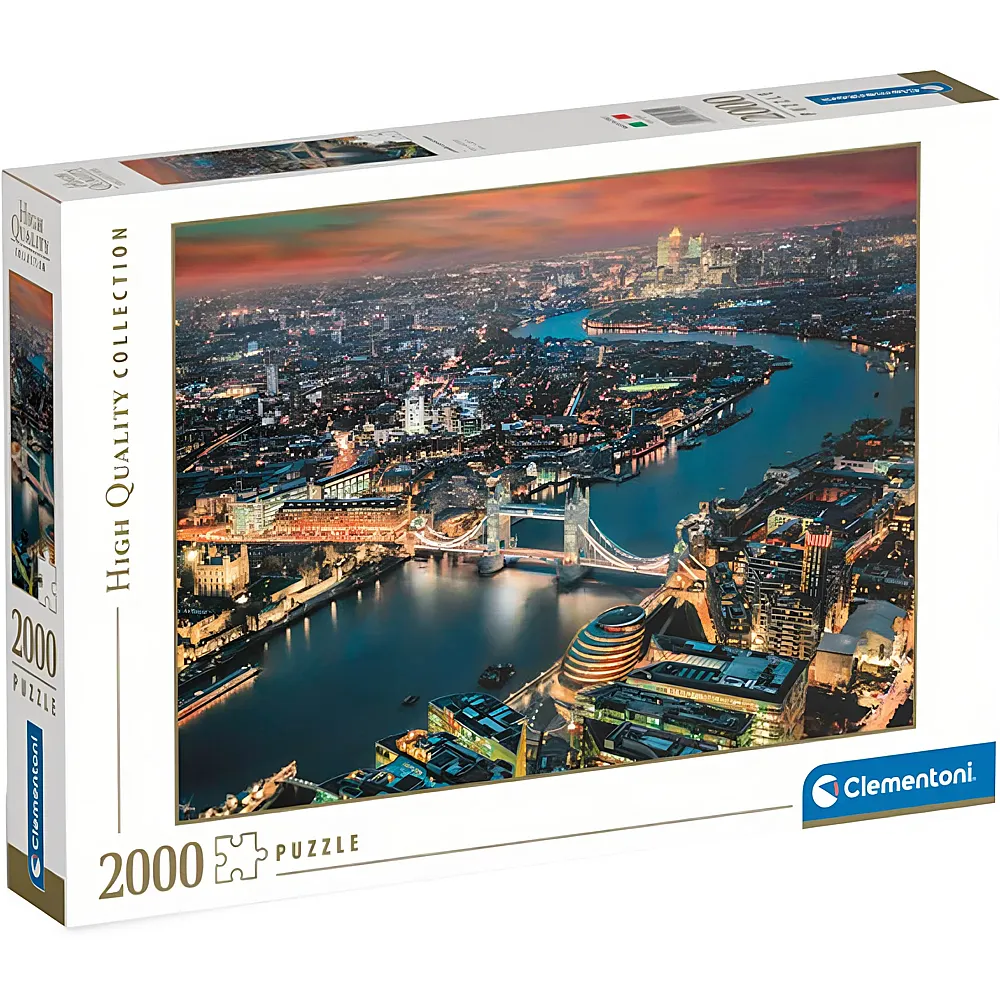 Clementoni Puzzle High Quality Collection London Aerial View 2000Teile