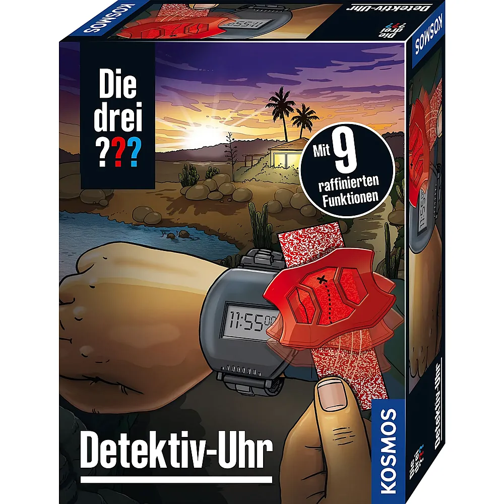 Kosmos Die drei  Detektiv-Uhr