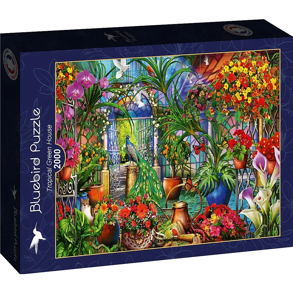 Bluebird Puzzle Marchetti Ciro Tropical Green House - 2000 Teile