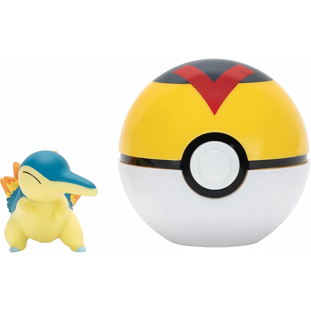 Jazwares Pok�mon Clip and Go Pok�ball - Feurigel und Levelball