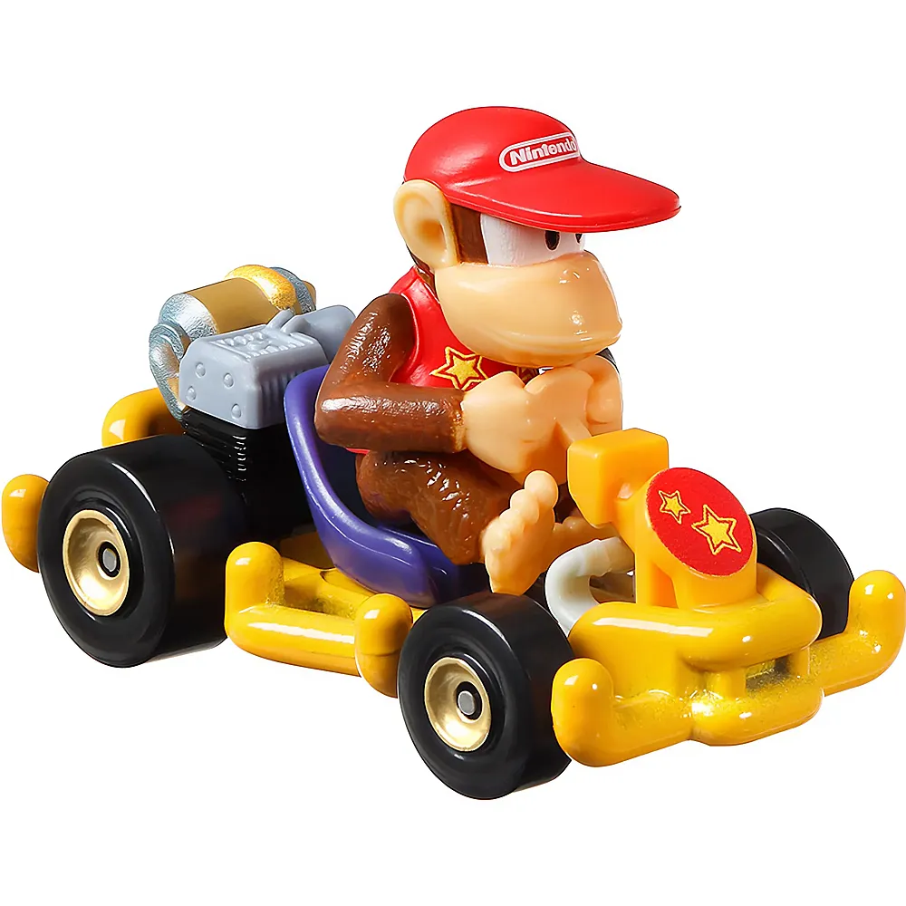 Hot Wheels Super Mario Die-Cast Diddy Kong 1:64