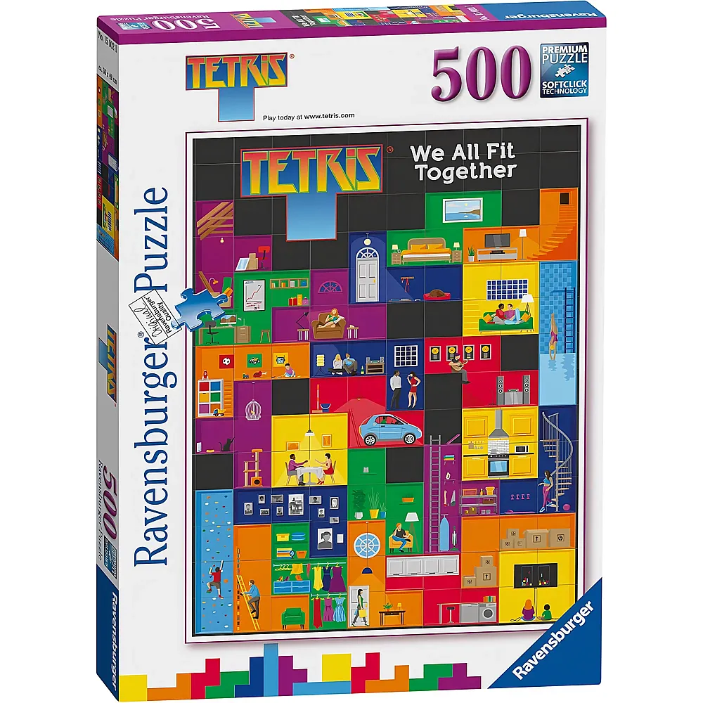 Ravensburger Puzzle Tetris - 500 Teile