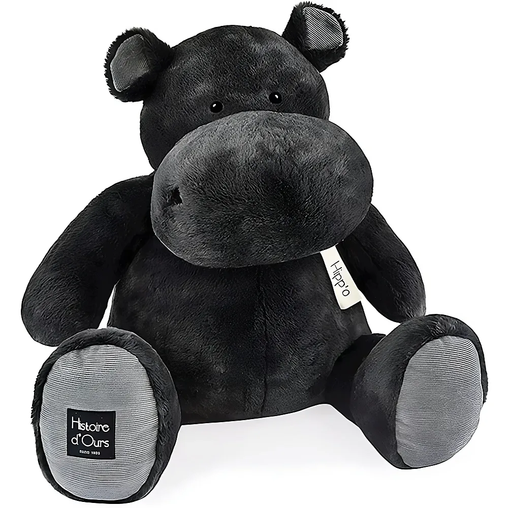 Doudou et Compagnie Hippo anthrazit - 85 cm | Wildtiere Pl�sch