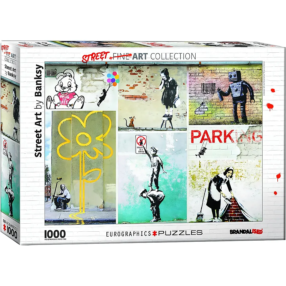 Eurographics Puzzle Fine Art Collection Street Art - Bansky 1000Teile