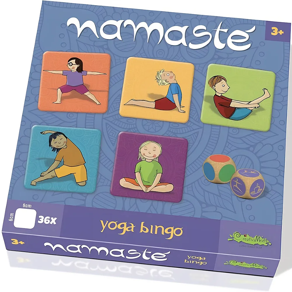 CreativaMente Spiele Namast - Yoga Bingo mult