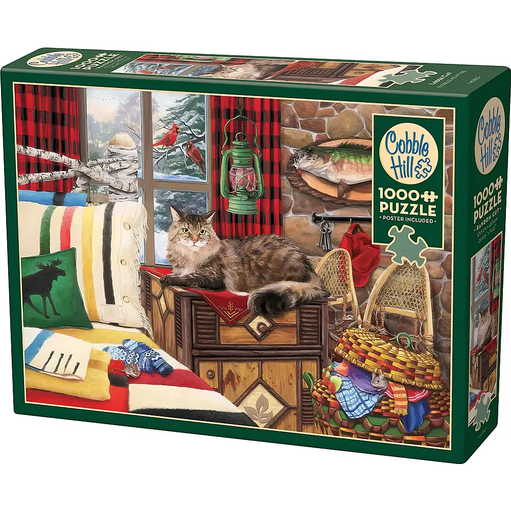 Cobble Hill Puzzle H�ttenkatze - 1000 Teile