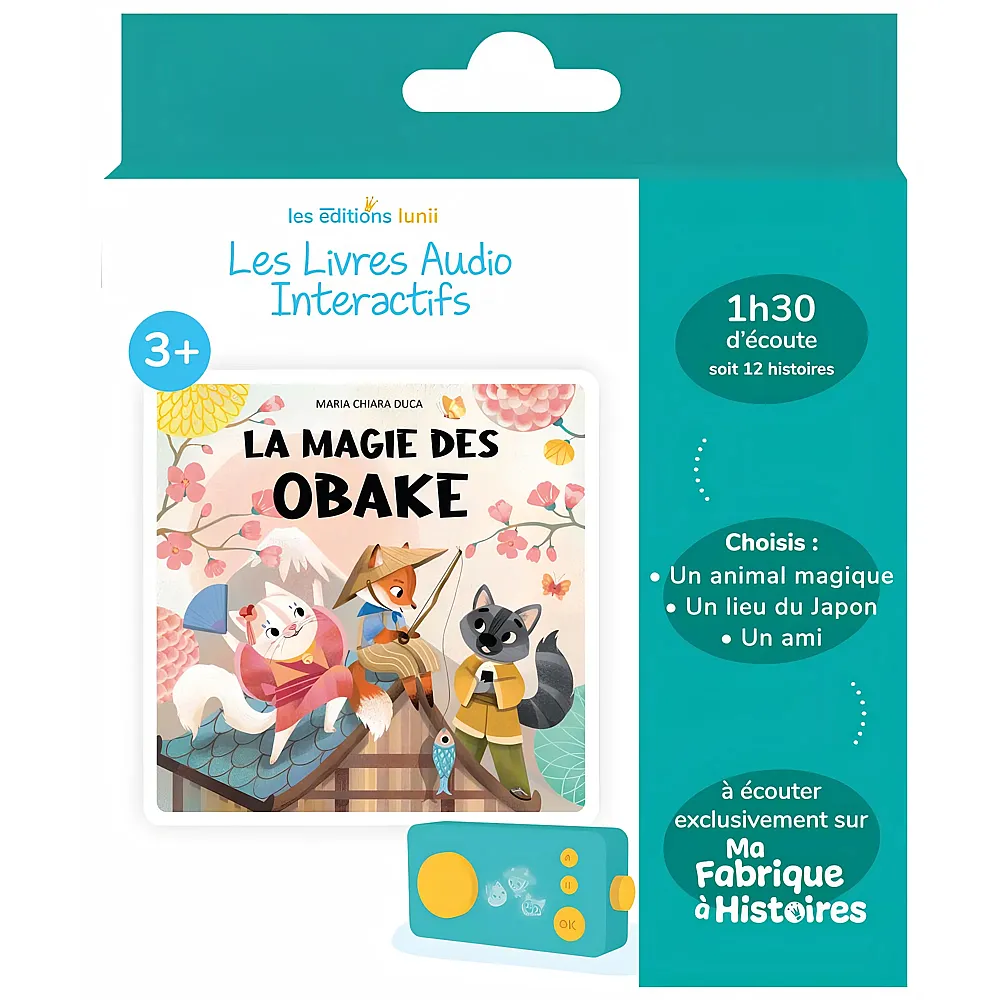 Lunii Album Audio Interactif LA Magie Des Obake