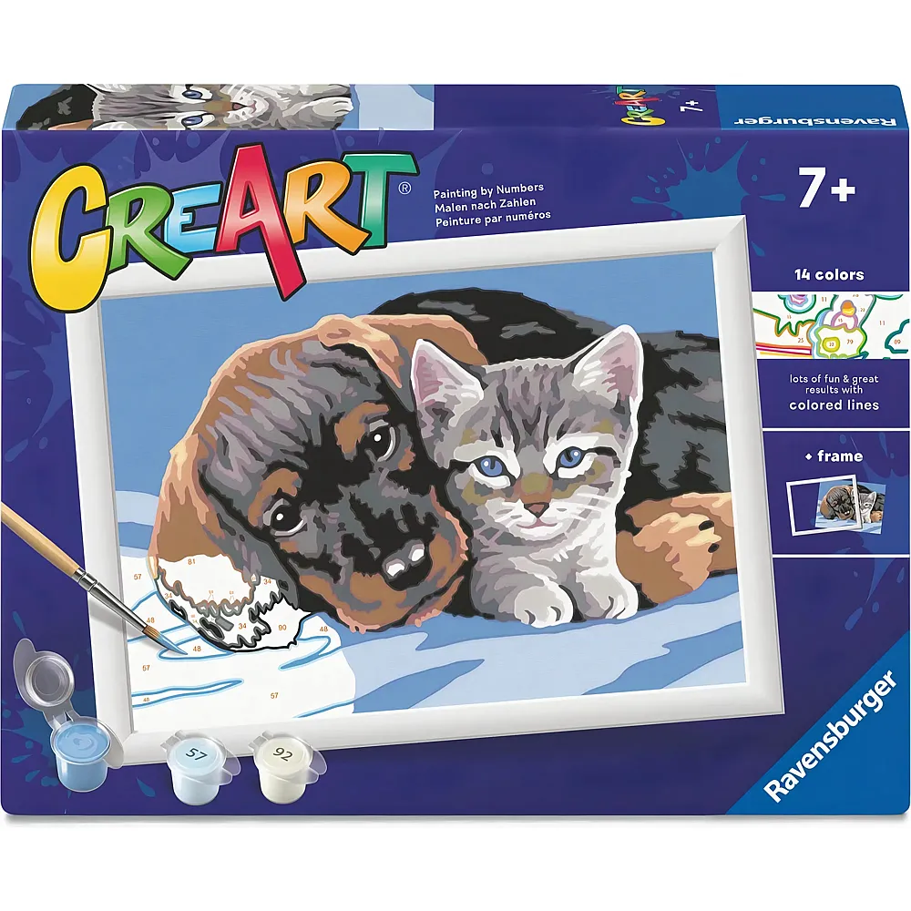 Ravensburger CreArt Malen nach Zahlen - Zwei Freunde