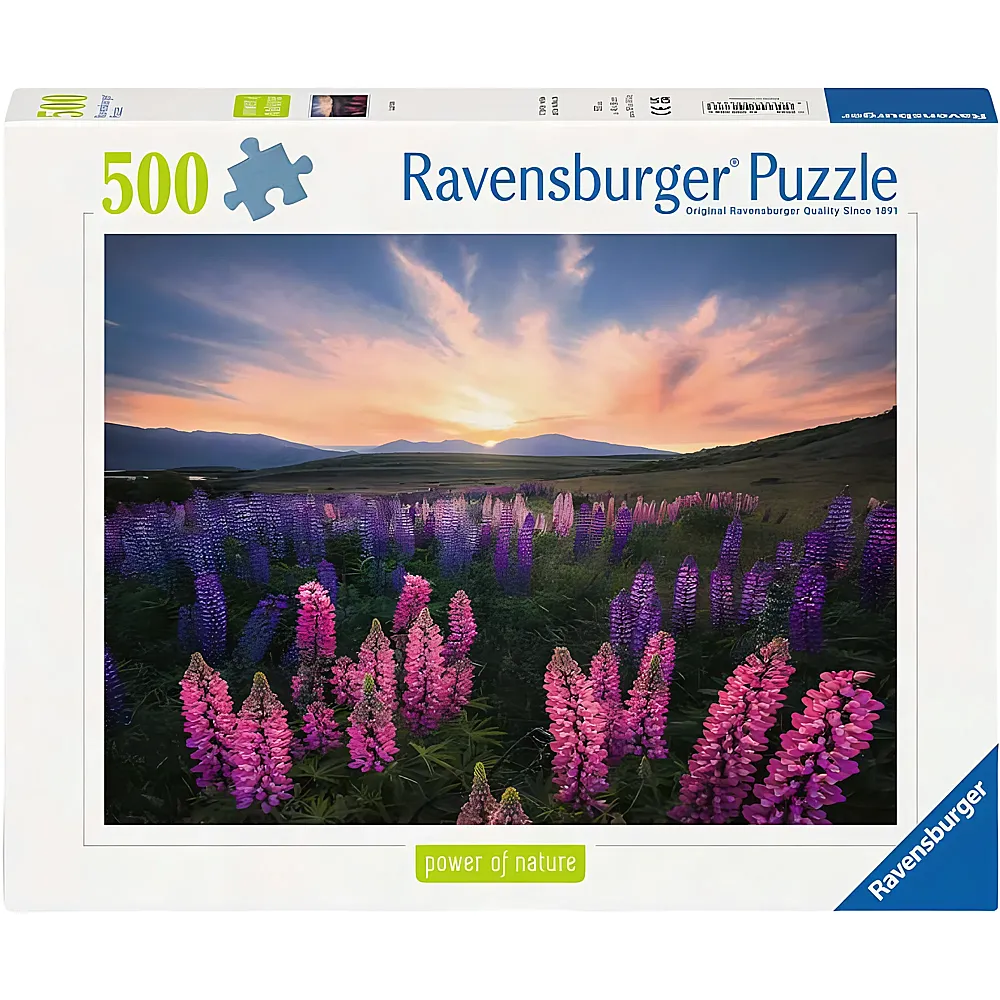 Ravensburger Puzzle Power of Nature Lupinen 500Teile
