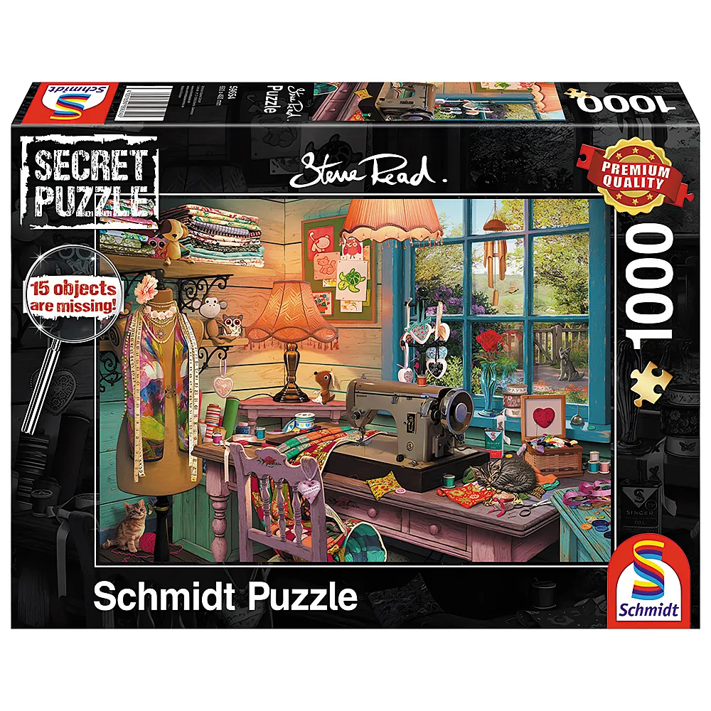 Schmidt Puzzle Steve Read Secret Im Nhzimmer 1000Teile