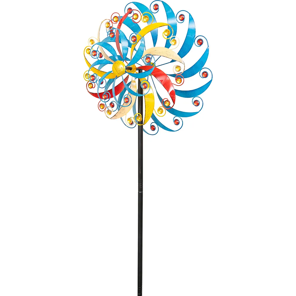 HQ Invento Windspiel Wind Spinner Aero Spin Triple Metall,  50 cm, H.