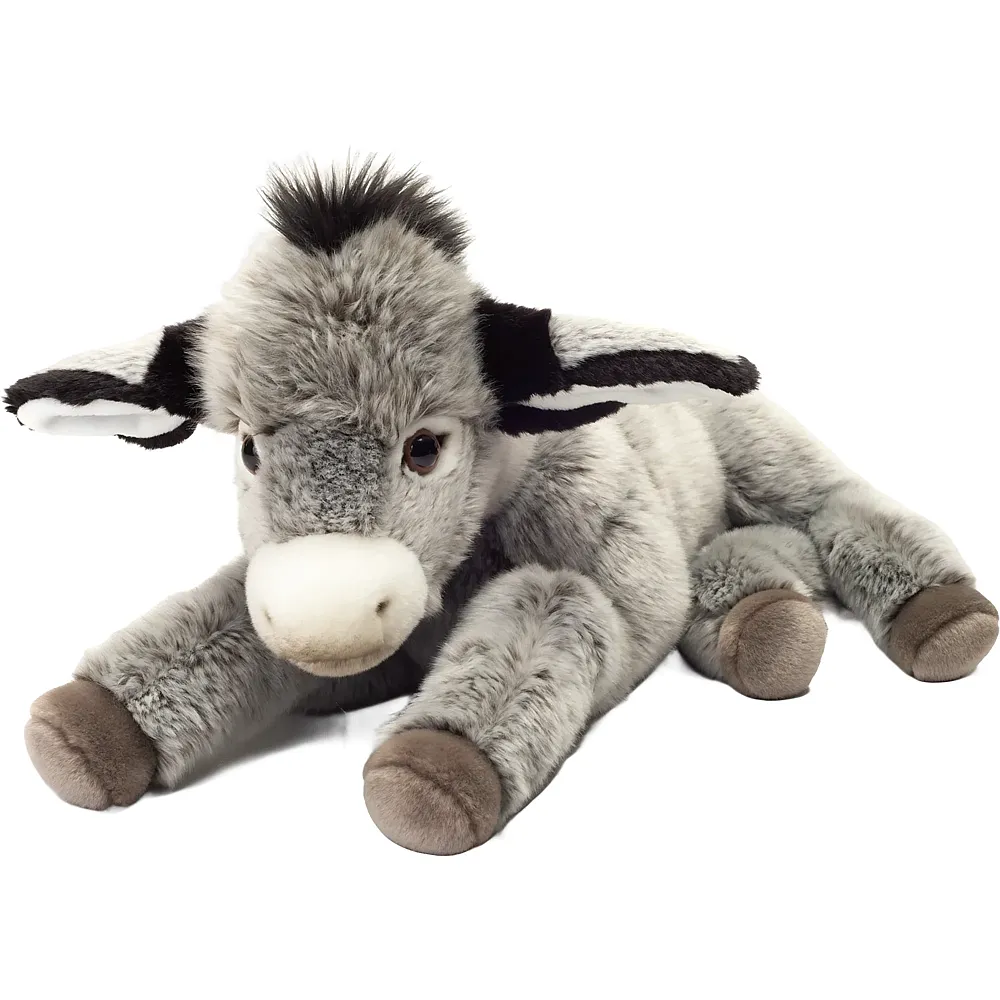 Teddy-Hermann Esel liegend - 50 cm