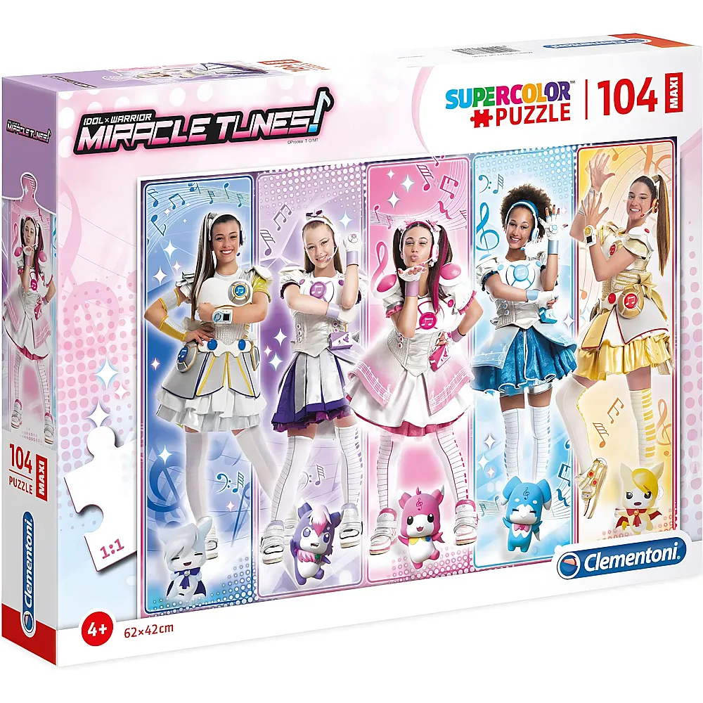 Clementoni Puzzle Supercolor Miracle Tunes 104Teile
