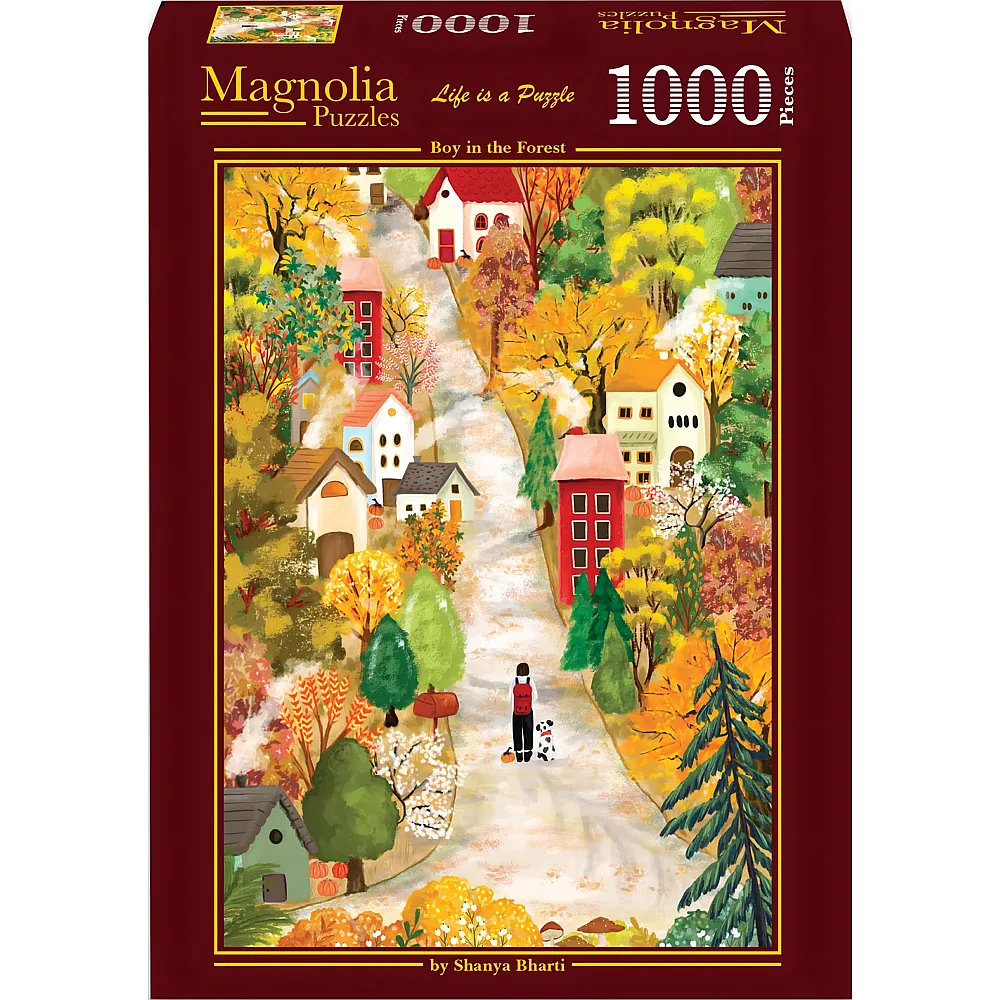 Magnolia Puzzle Puzzle 1000 Teile Junge im Wald