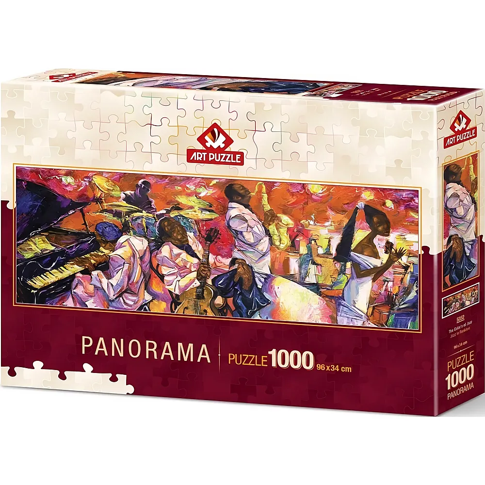 Art Puzzle Panorama The Colors of Jazz - 1000 Teile