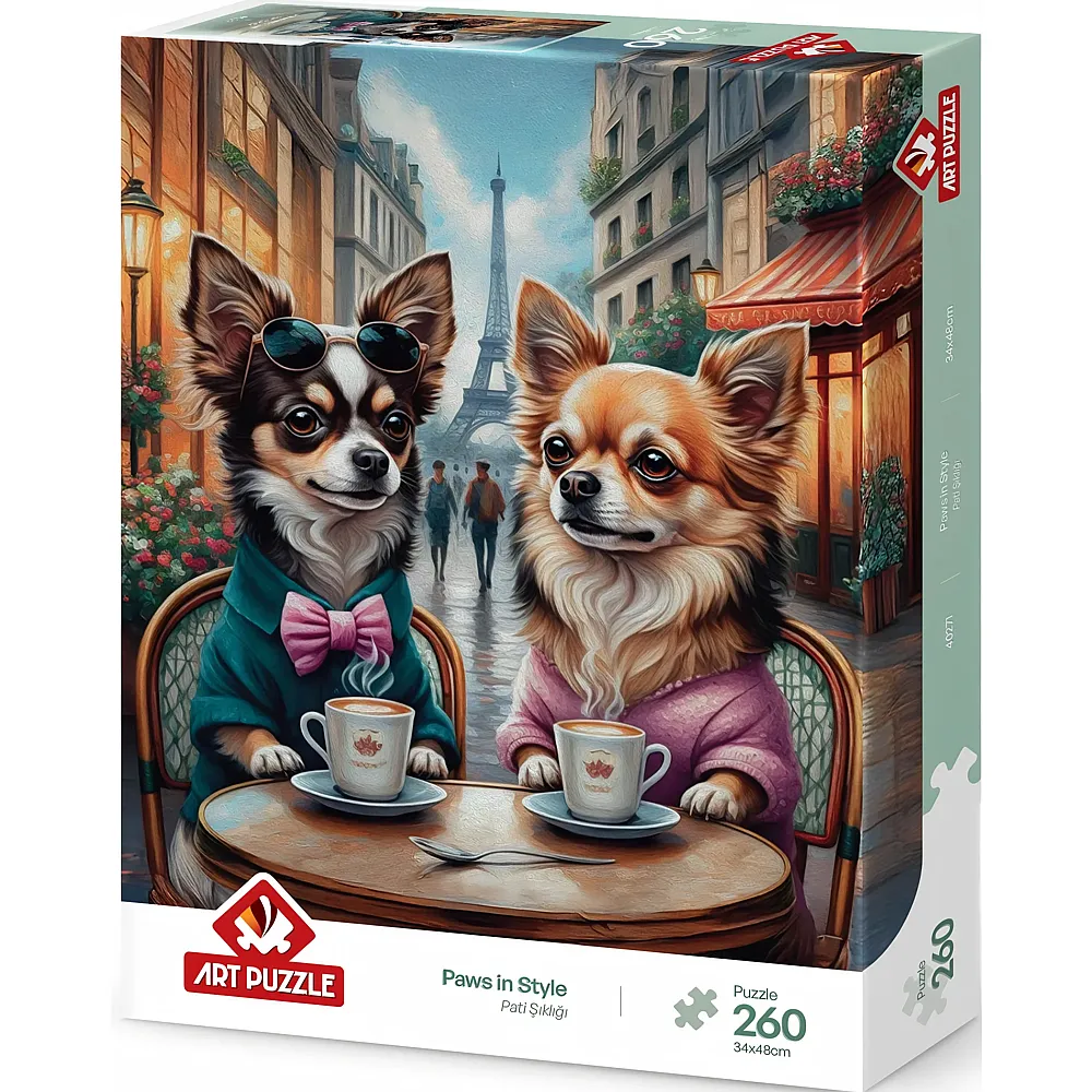 Art Puzzle Puzzle 260 Teile XXL Teile - Stylische Pfoten