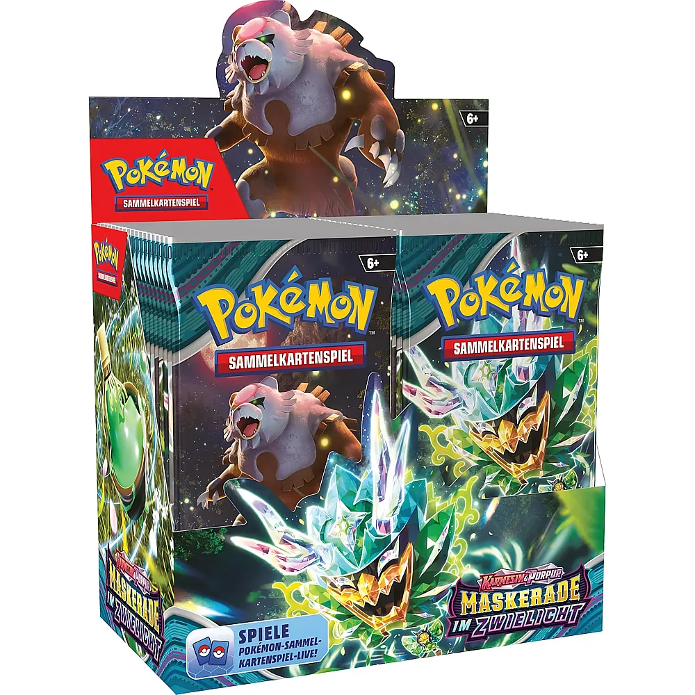 Pok�mon TCG Karmesin & Purpur Pok�mon 36er Display Maskerade im Zwielicht - Deutsch