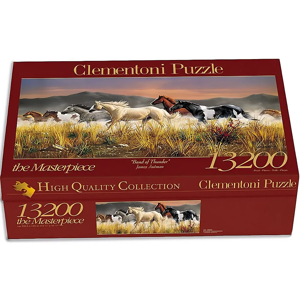 Clementoni Puzzle High Quality Collection Pferde 13200Teile