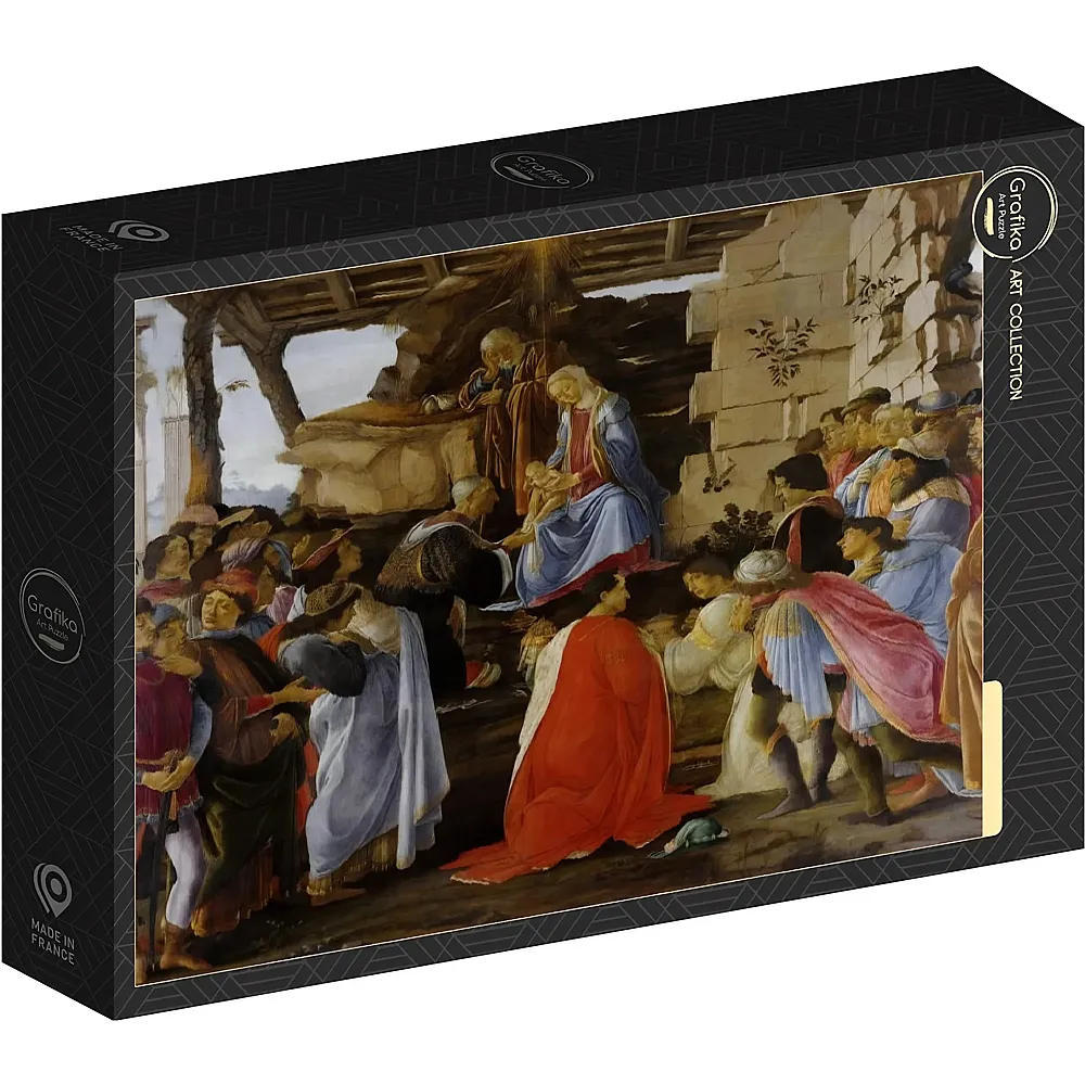 Grafika Puzzle Art Collection Sandro Botticelli Adoration of the Magi, Zanobi Altar, 1475 - 1000 Teile