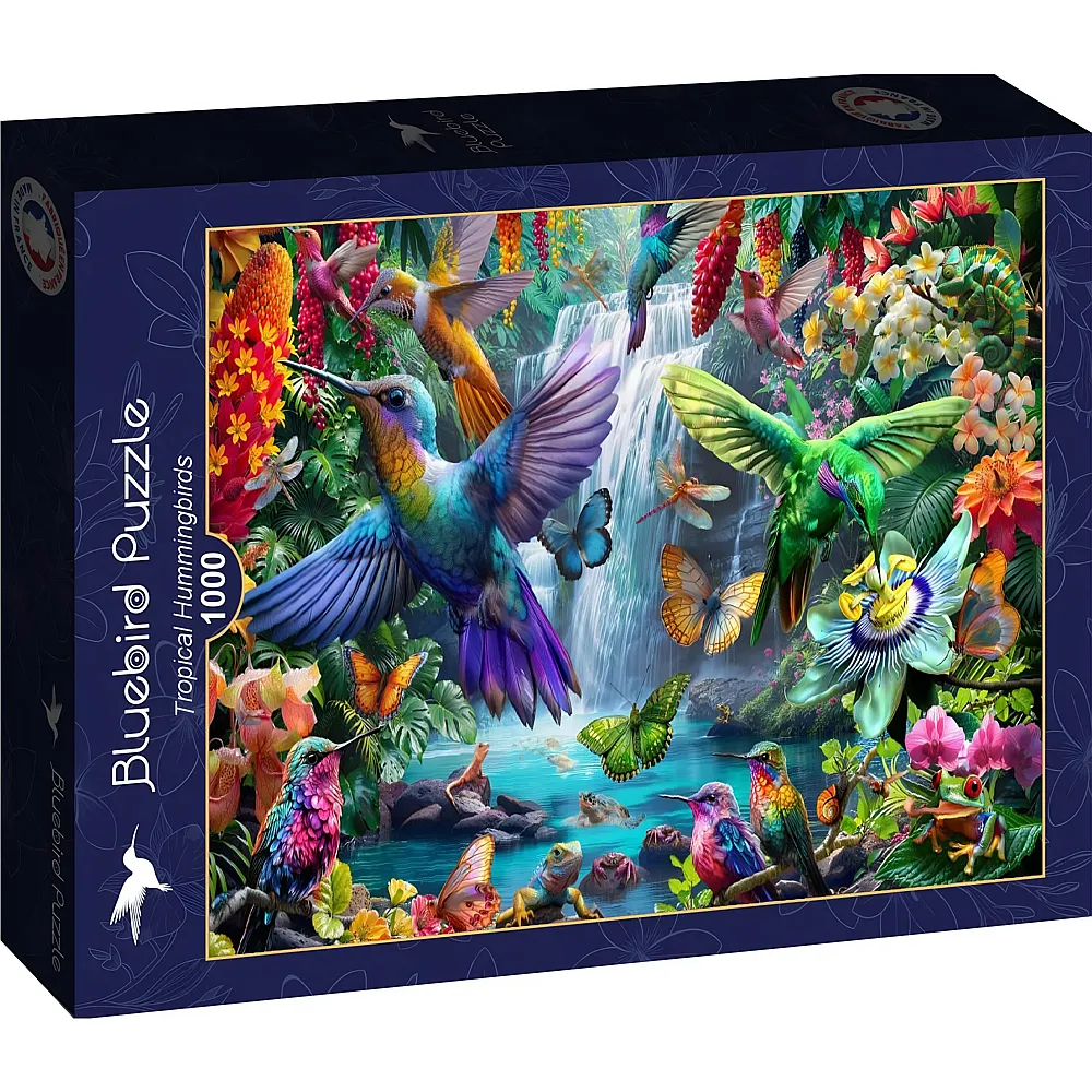 Bluebird Puzzle Tropical Hummingbirds 1000Teile