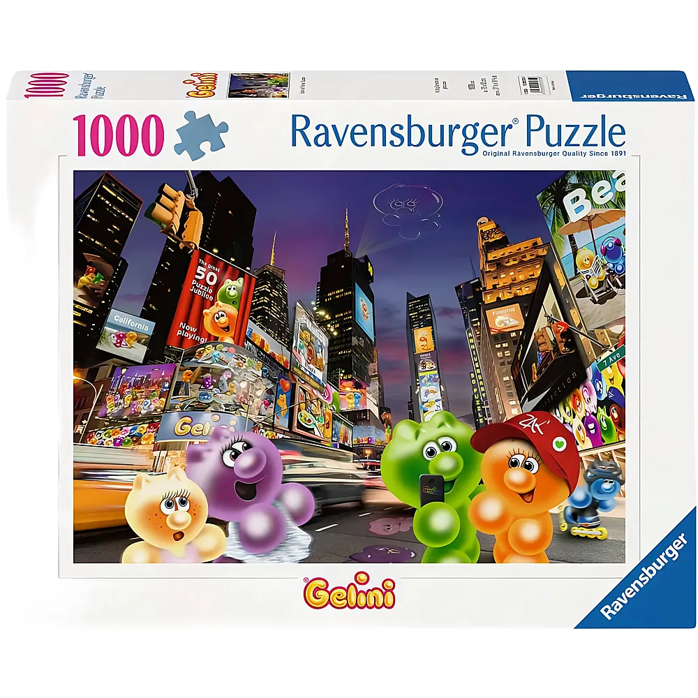 Ravensburger Puzzle Gelini am Time Square 1000Teile