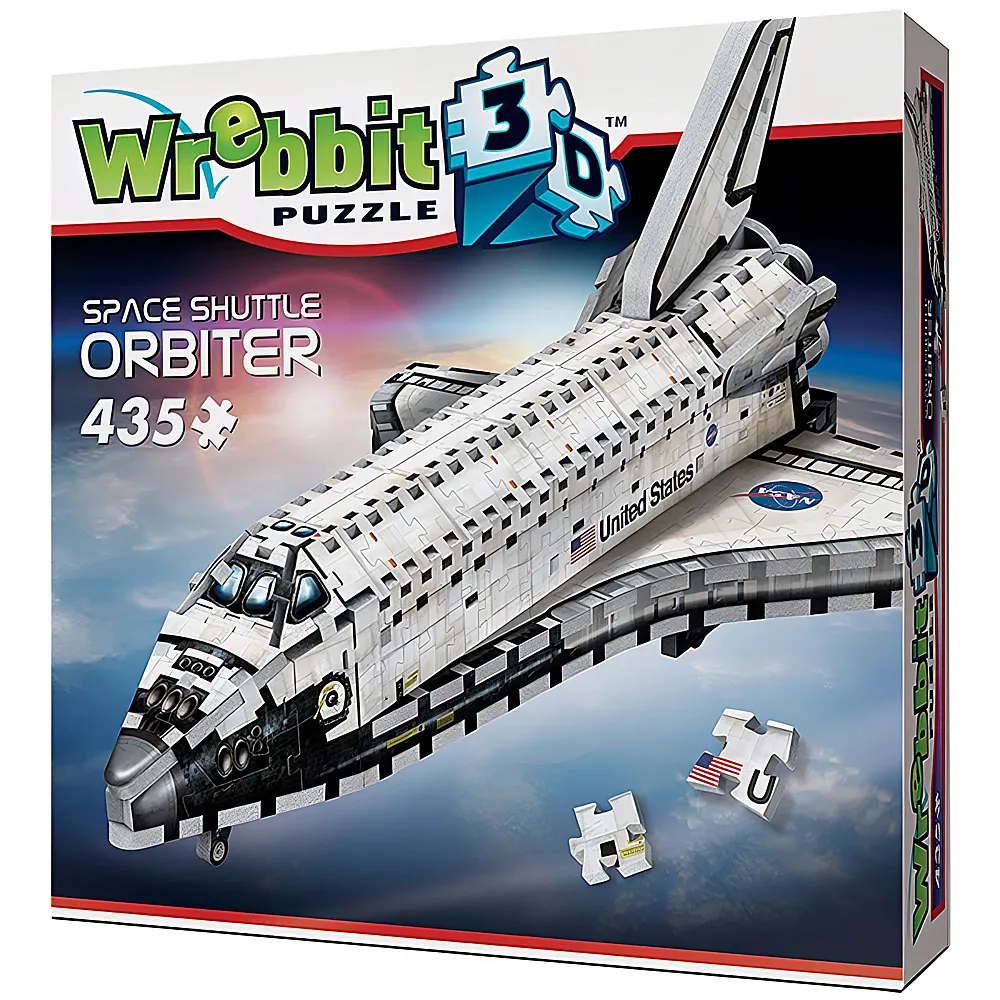Wrebbit Puzzle The Classics Space Shuttle Orbiter 435Teile