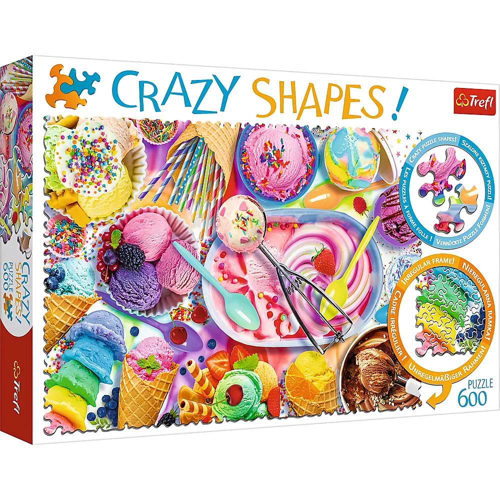 Trefl Puzzle Crazy Shapes Sweet Dream - 600 Teile