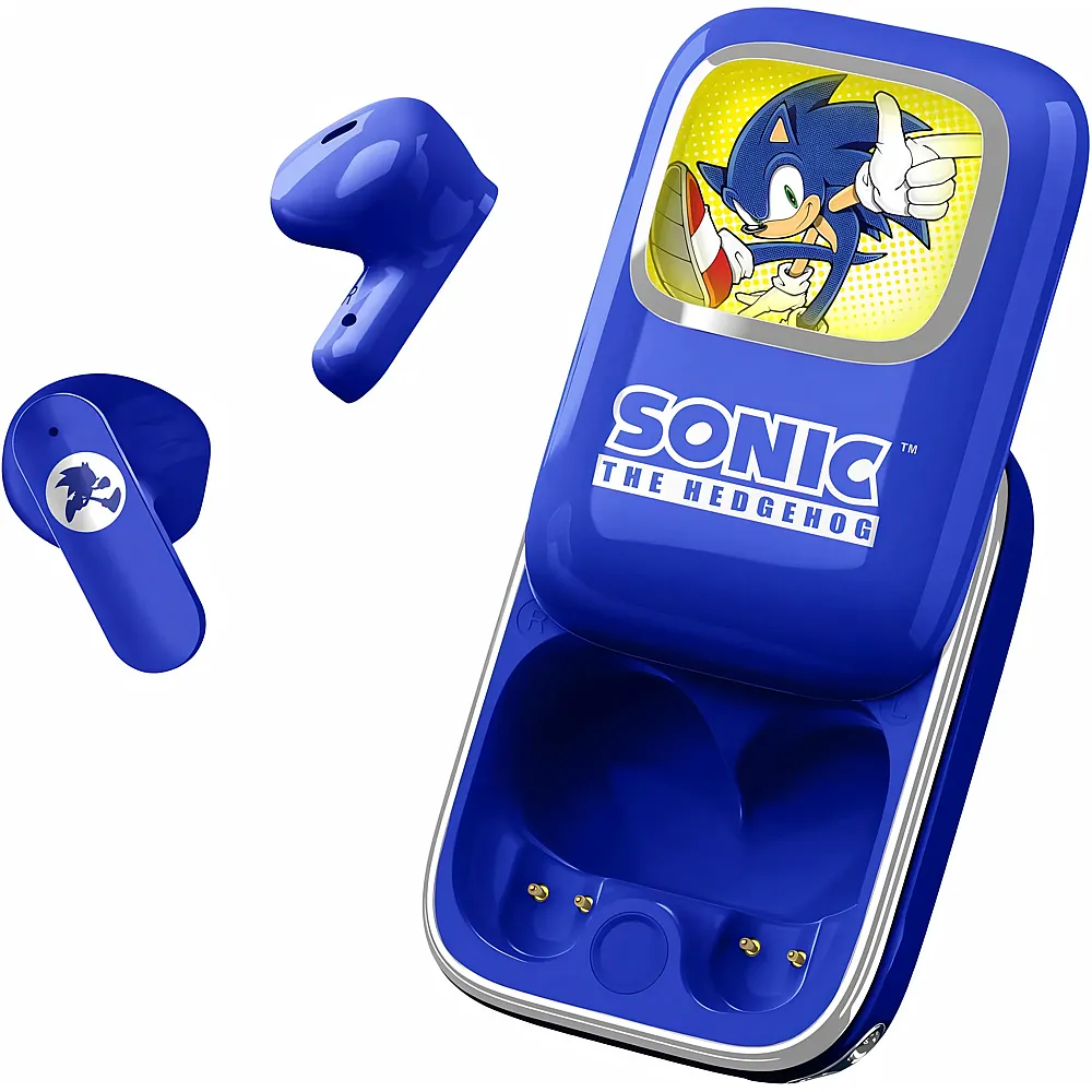 OTL Technologies Sonic The Hedgehog Slide TWS-Ohrh�rer mit Ladeh�lle