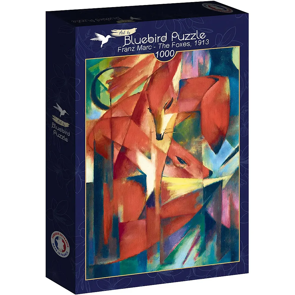 Bluebird Puzzle Franz Marc The Foxes, 1913 - 1000 Teile