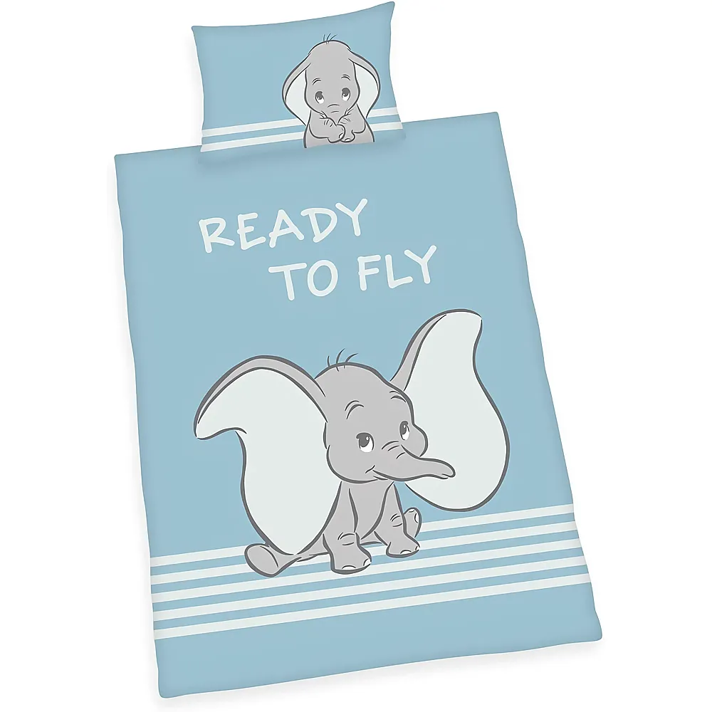 Herding Disney Dumbo - Wendebettw�sche - 40 x 60 + 100 x 135 cm