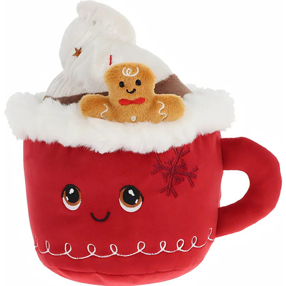 meinspielzeug - KeelToys Keeleco Weihnachts-Heissschokolade 16cm | Diverse Tiere Pl�sch