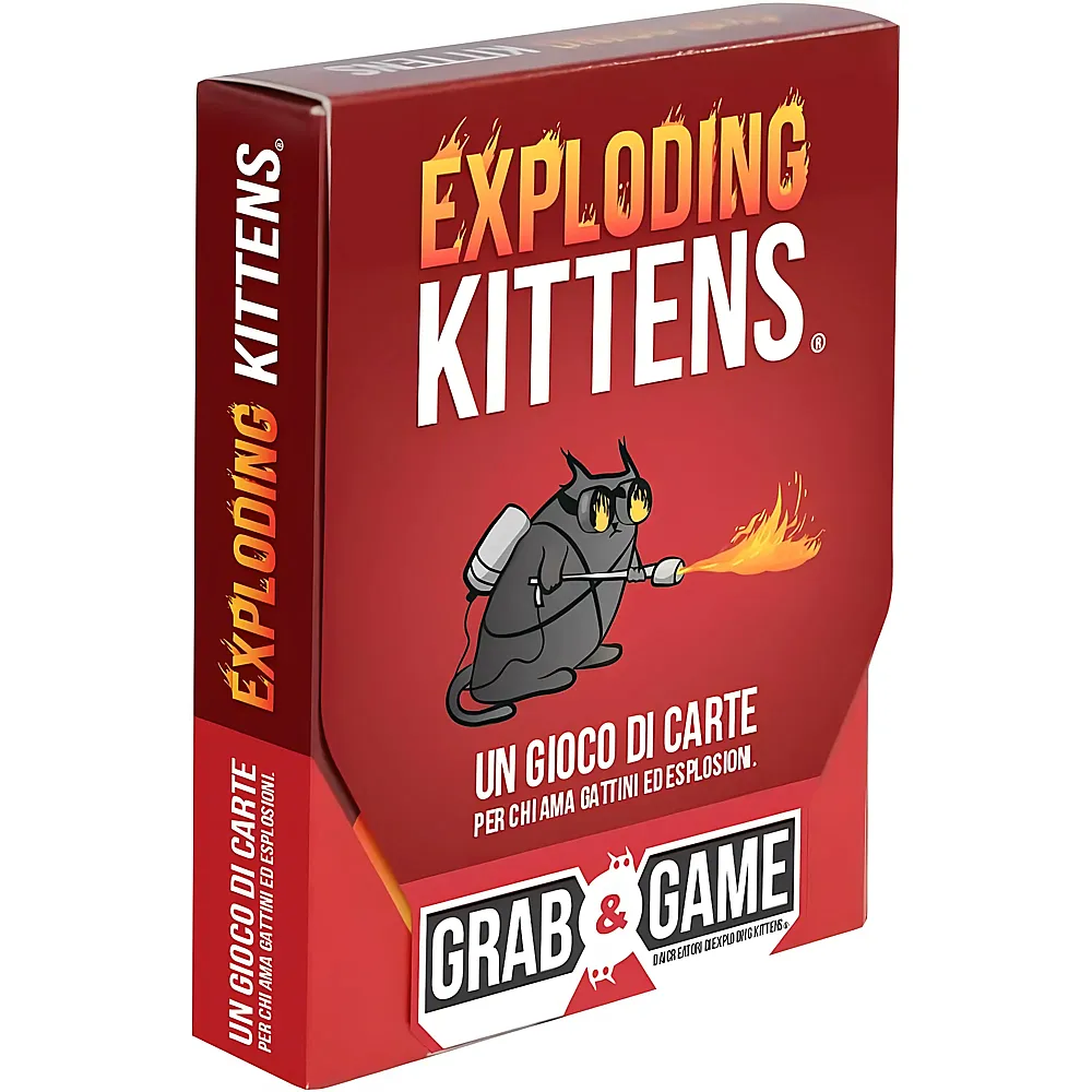 Exploding Kittens Exploding Kittens Grab & Game - Italiano | Kartenspiele