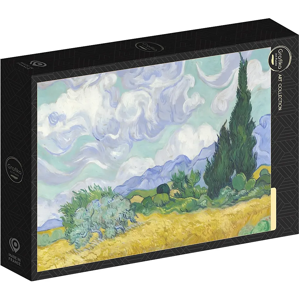 Grafika Puzzle Art Collection Vincent Van Gogh Champ de Bl� avec Cypr�s, 1899 - 1000 Teile