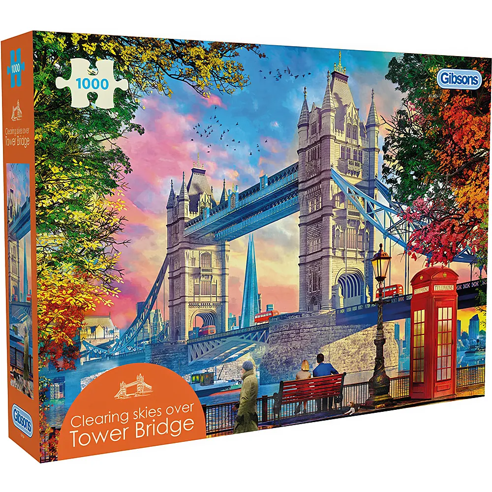 Gibsons Puzzle Aufkl�rung des Luftraums �ber der Tower Bridge 1000Teile