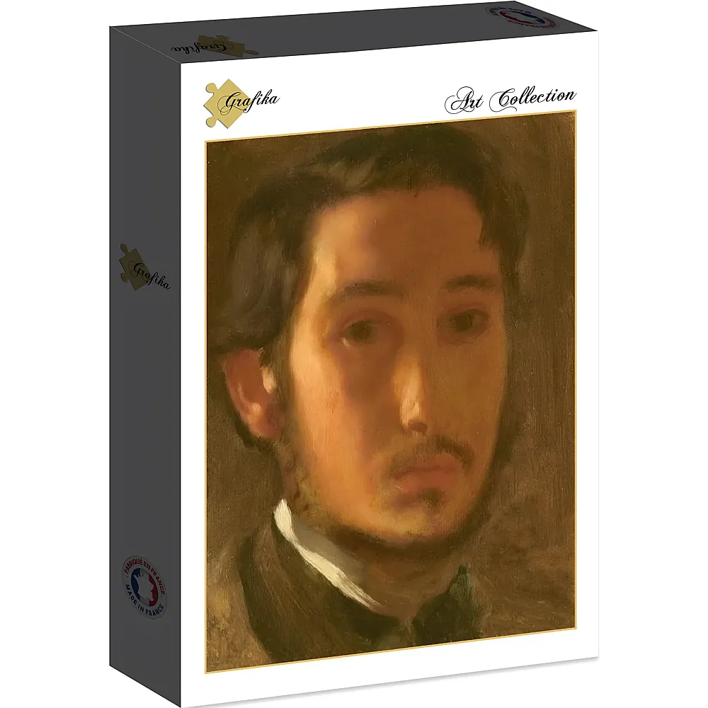 Grafika Puzzle Art Collection Edgar Degas Self-Portrait with White Collar, 1857 - 2000 Teile