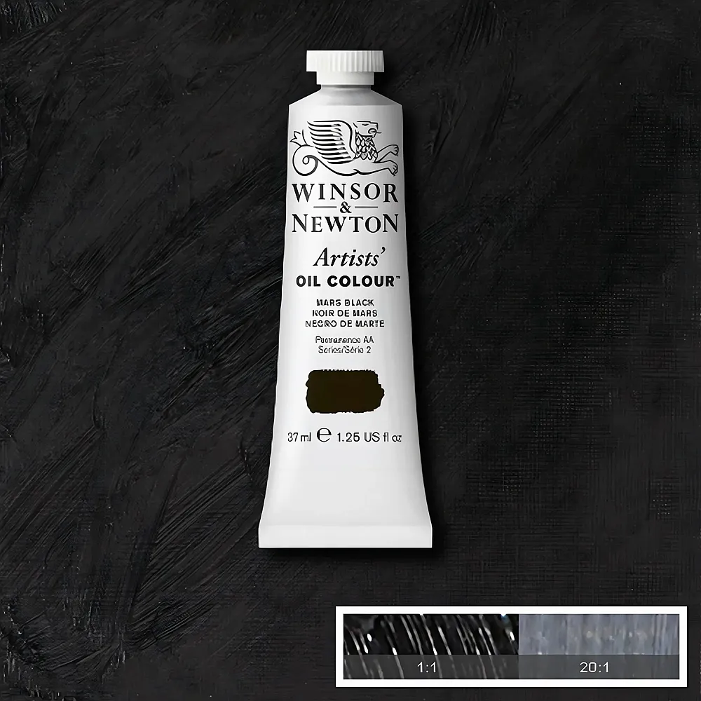 meinspielzeug - Winsor & Newton W&n Artists' lfarbe 37ml Tube Marsschwarz
