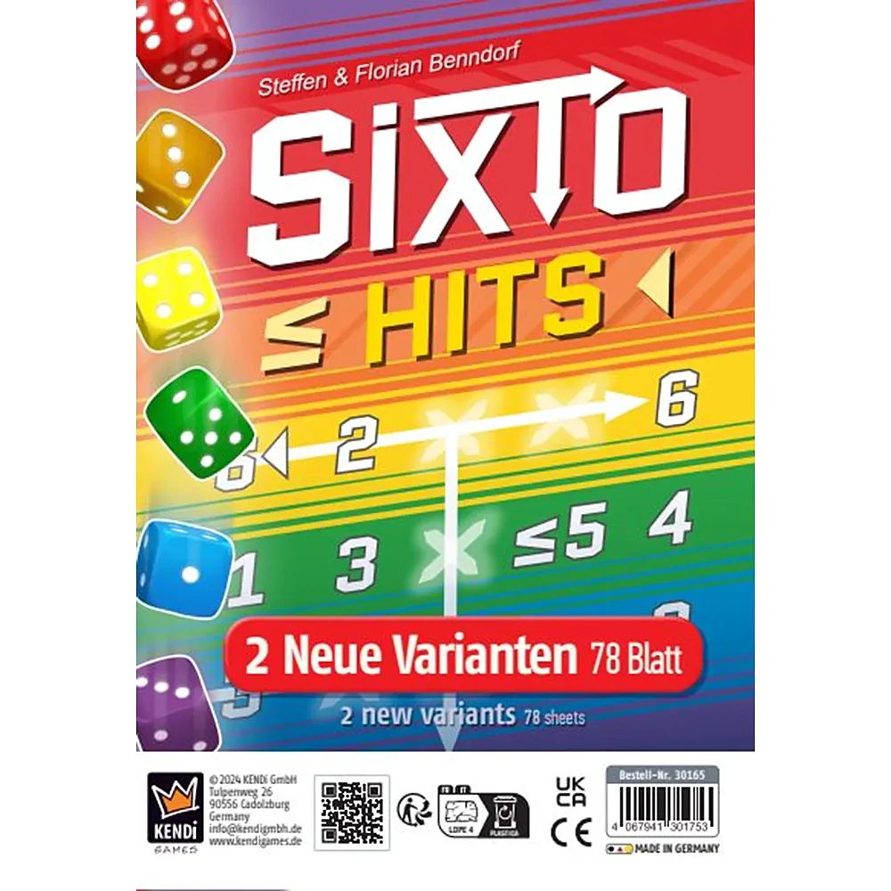 Kendi Games Sixto Zusatzblock Hits