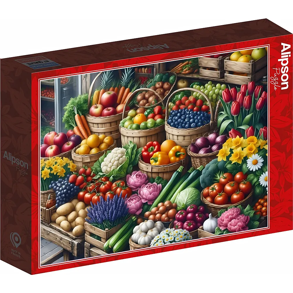 Alipson Puzzle Der Gem�sestand - 500 Teile