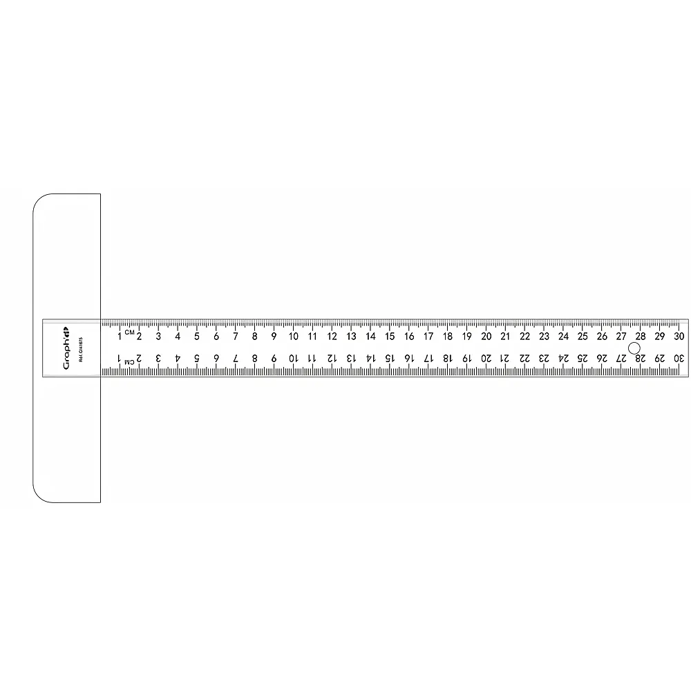 Graph'it TE Fixe 1 Biseau Gradue, 1 Bord Antitache 30cm - Suche