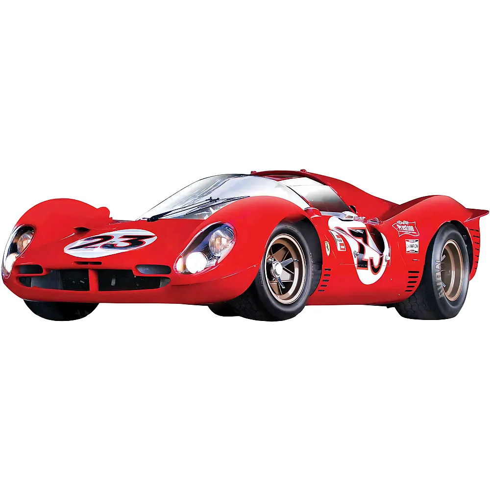 meinspielzeug - Bburago 1:24 Ferrari Racing 330 P4 Daytona Rot | Die-Cast 1:24