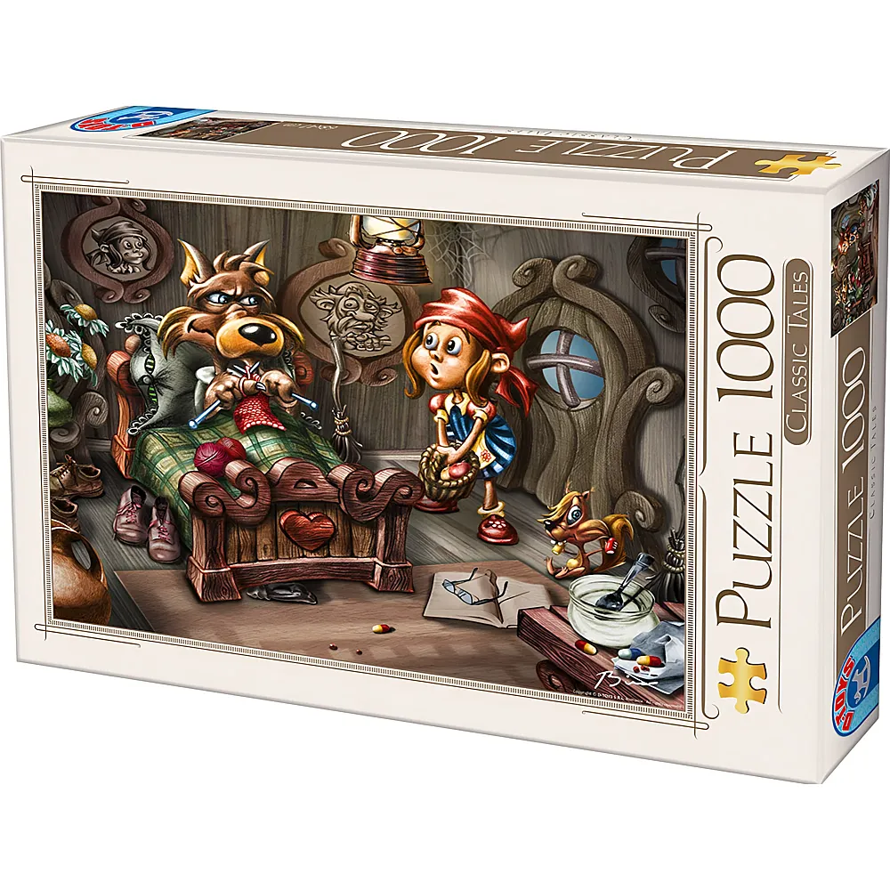 DToys Puzzle Donat Biro Rotk�ppchen - 1000 Teile