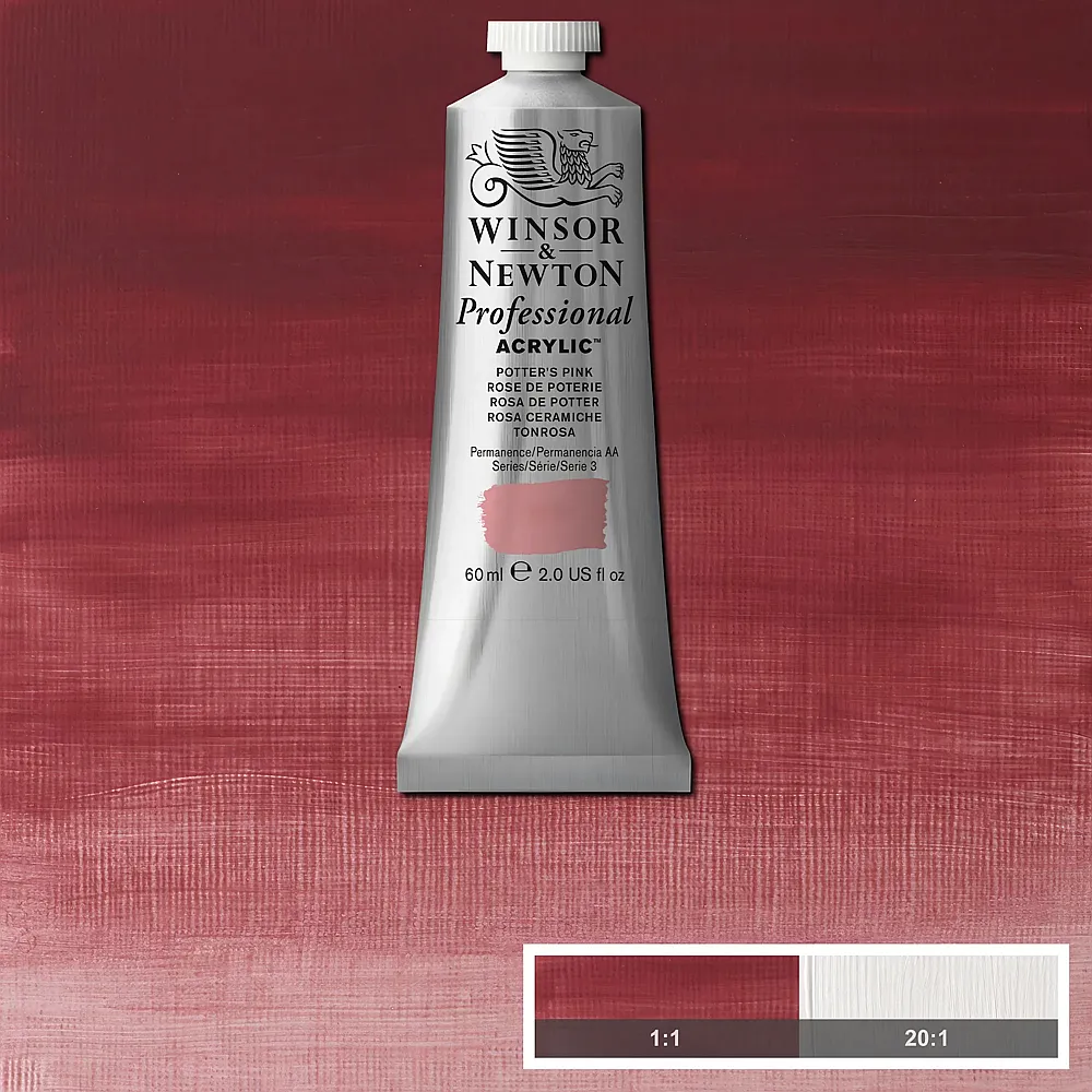 meinspielzeug - Winsor & Newton W&n Prof. Acrylfarbe 60ml Tube Tonrosa