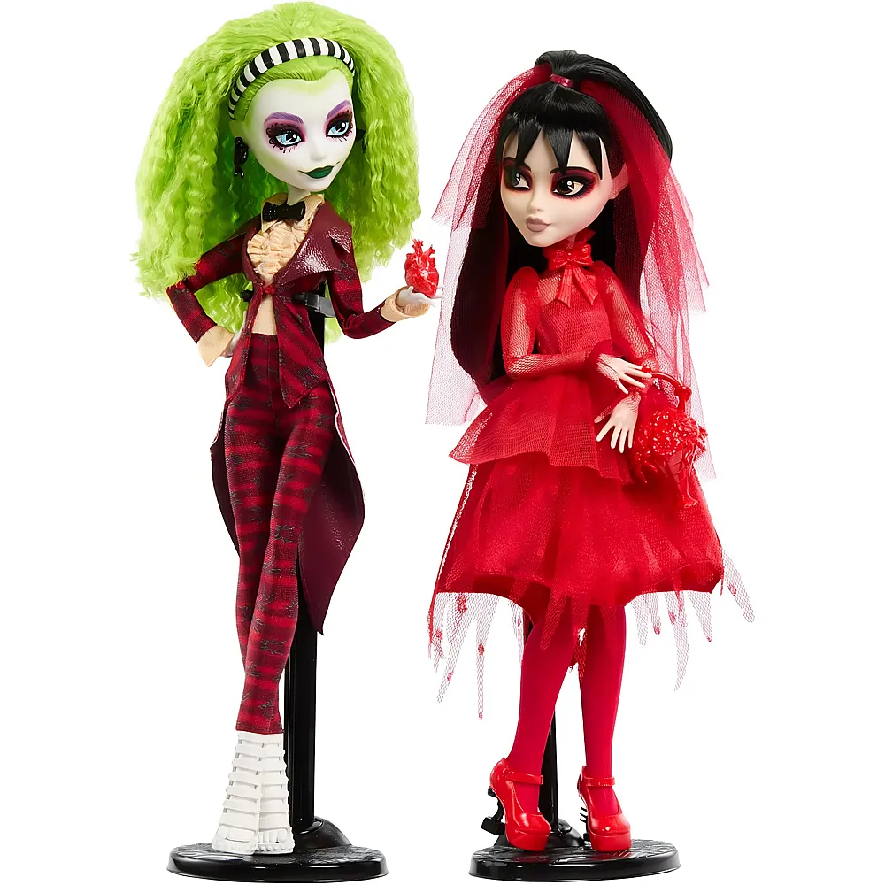 Mattel Monster High 2er-Pack Skullector Beetlejuice Betelgeuse & Lydia-Deetz