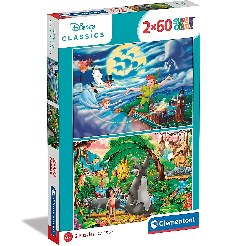 Clementoni Puzzle Disney Classics 2x60