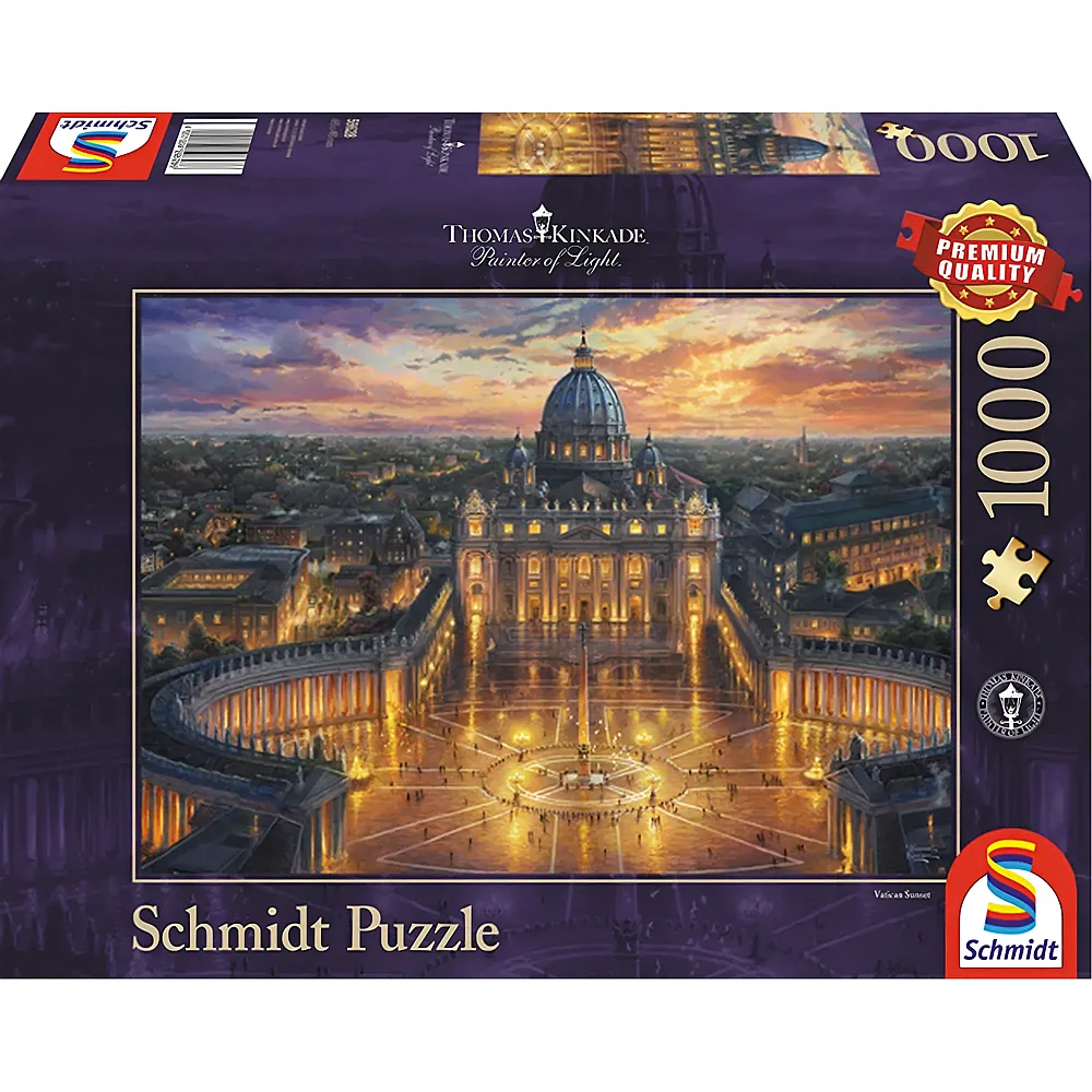 Schmidt Puzzle Thomas Kinkade Vatikan 1000Teile