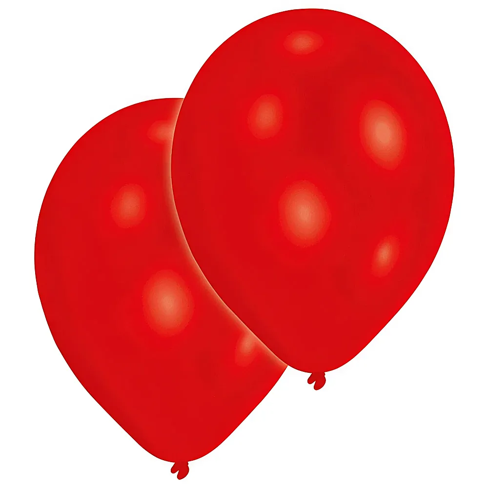 Amscan Ballone rot 10Teile | Kindergeburtstag