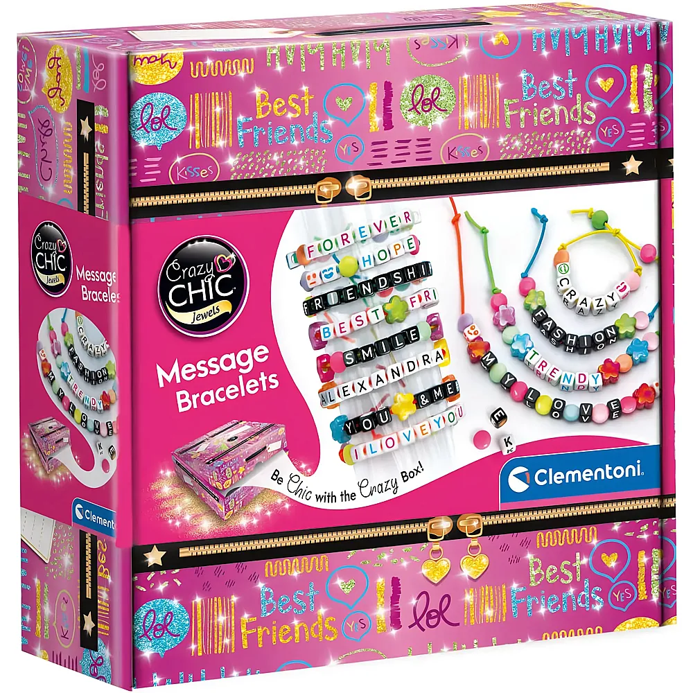 Clementoni Crazy Chic Spruch-Armb�nder