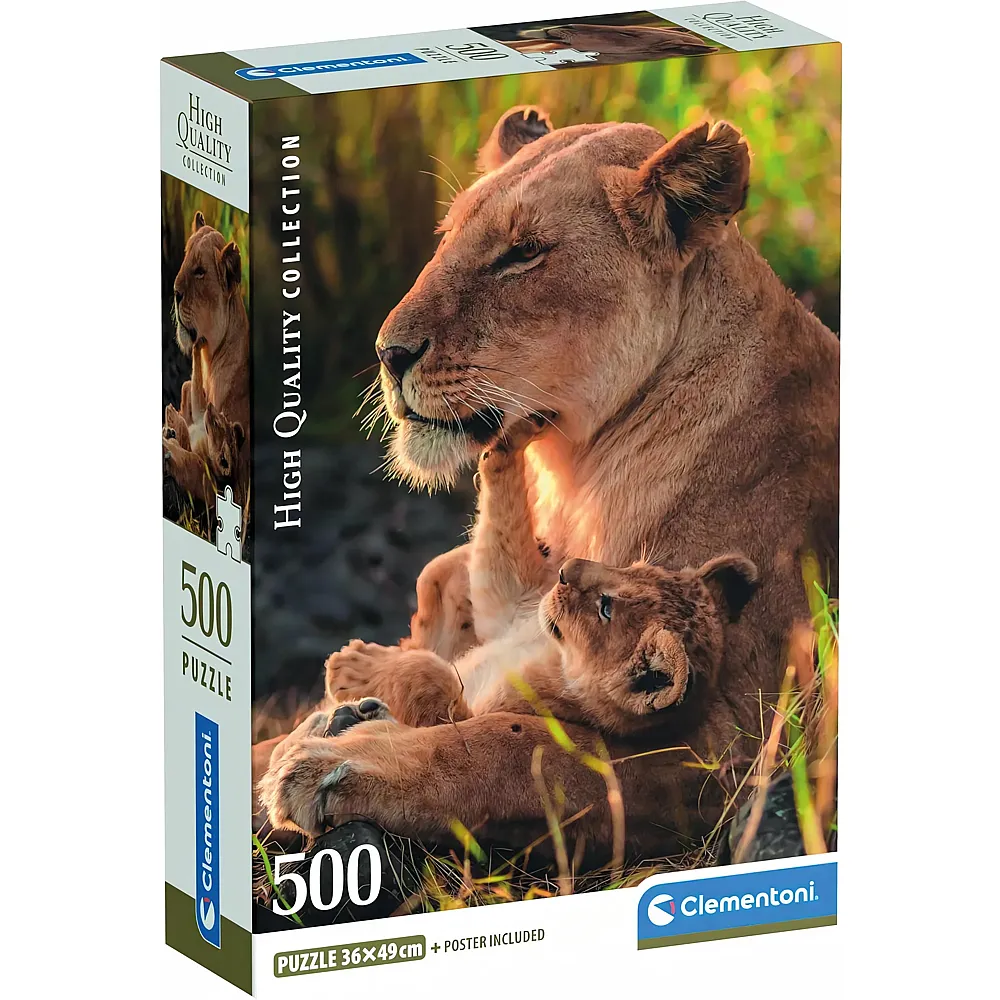 Clementoni Puzzle High Quality Collection Feline Love - 500 Teile